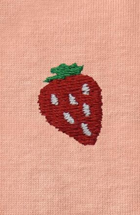 Dalix Womens Lil Strawberry Jersey Tee in Terracotta at Nordstrom, Size Xx-Large