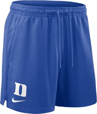 Nike Duke Premium Performance Nike Mens Dri-FIT College Shorts in Blue | 03EM4EVDU-ERH