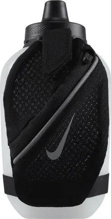 Nike 12 oz Stride Handheld Water Bottle in Black | N1003446-082