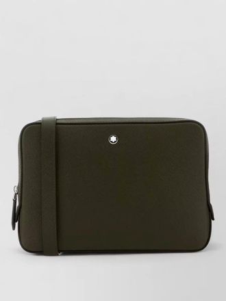 Montblanc leather sartorial crossbody bag adjustable strap