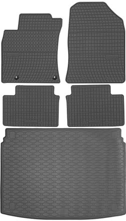 OEM Juego De Alfombrillas De Goma Para Coche Y Alfombrilla Para Maletero Para Kia Ceed Iii Hatchback (2018)