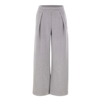 Lacoste Pantalones de ch&aacute;ndal acampanados de canal&eacute; - Trousers - Mujer - Gris - 2XS