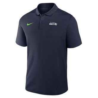 Nike Seattle Seahawks Logo Victory Nike Mens Dri-FIT NFL Polo in Blue | 035841S78-R0T