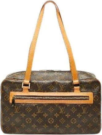 Louis Vuitton Pre-owned Shoulder Bags, female, Brown, Size: ONE SIZE Pre-owned Monogram Cite GM Shoulder Bag