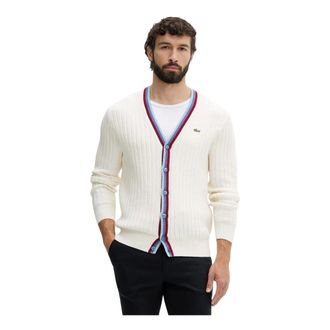 Lacoste Heren, Truien, Wit, Maat: XL Katoen