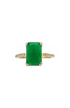 Rivka Friedman Cubic Zicornia Ring in Emerald at Nordstrom Rack, Size 7