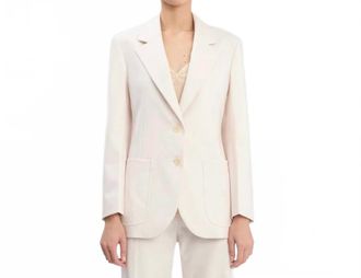Victoria Beckham Womens Katherine Jacket In Bone