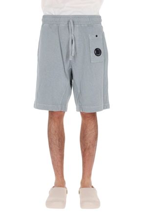 C.P. Company Cream Malfile Cotton Sweat Shorts