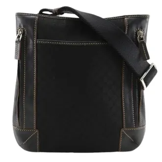 Celine Borsa a spalla Pre-owned in tela di nylon Macadam e pelle - - Pre-owned - Uomo - Nero - ONE SIZE