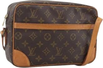 Louis Vuitton Pre-owned Cross Body Bags, female, Brown, Size: ONE SIZE Pre-owned Vintage Cross Body Bag