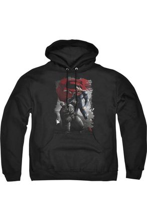Gildan Batman V Superman Choke Adult Pull Over Hoodie / Hooded Sweatshirt