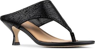 Donald J Pliner Lucynda Kitten Heel Flip Flop in Black at Nordstrom, Size 9.5