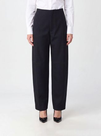 Victoria Beckham Pantaloni Eugenie in lana a vita alta e gamba larga