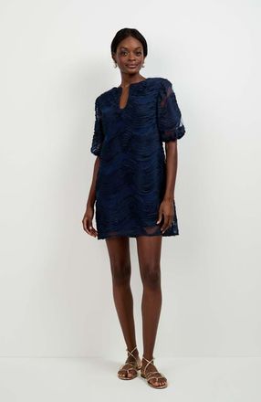 Trina Turk Torchino Organza Mini Dress in Ink at Nordstrom, Size 0