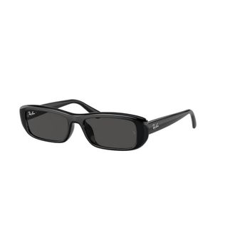 Ray-Ban Authentieke Stijlvolle Brillen- Premium Kwaliteit! - unisex - Zonnebrillen - Zwart - 55 MM - Accessoires