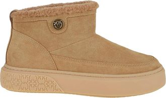 Pinko Yoko 22 Boots - Dames - Winterlaarzen - Bruin - 35 EU - Leer - Schoenen