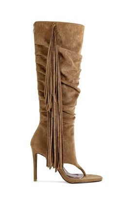 Azalea Wang Johanna Stiletto Sandal in Tan at Nordstrom, Size 8.5
