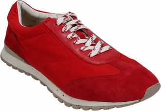 Vaneli Womens Fifi Sneakers In Red Suede
