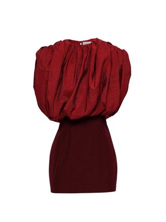 Magda Butrym Miniabito rosso Magda Butrym con corpetto increspato