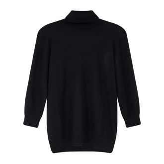The Row Cashmere Knitwear, female, Black, L, Muser Top