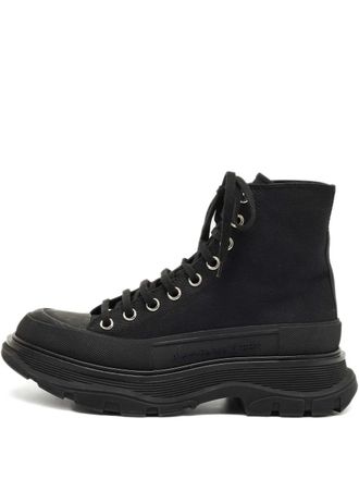 Alexander McQueen Tread Slick high-top sneakers - Black