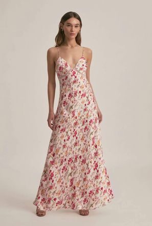 Favorite Daughter Blackberry Maxi Dress In Summer Bouquet