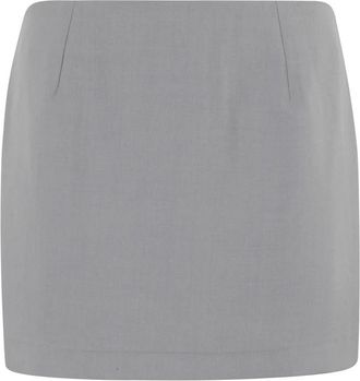 Birgitte Herskind Grijze Debby Rok met Zakken - Dames - Korte rokken - Grijs - XS - Polyester - Rokken