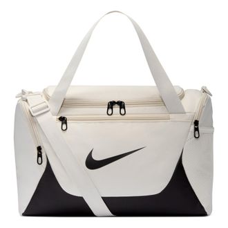 Nike Brasilia 24L Training Canvas Bag Light Bone Black IB4398-072