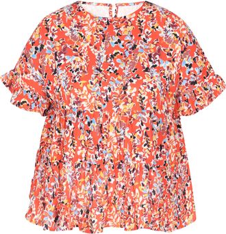 Izia Grote maat blouse vrouwen oranje