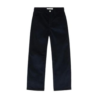 R&oacute;he Bruun Signature Baggy Corduroy - Dames - Broeken - Blauw - Maat: XS Corduroy