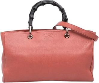Gucci Pre-owned Handbags, female, Pink, Size: ONE SIZE Pre-owned Vintage Handbag