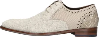Floris Van Bommel Schoenen, Heren, Beige, 41 1/3 EU, Leer, De Stapper