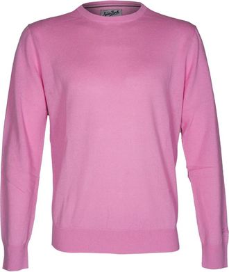 MC2 Saint Barth Regent Sweater - Heren - Ronde hals truien - Roze - L - Wol - Truien & Vesten