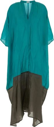 The Rose Ibiza Mini-jurk met korte mouwen - Blauw