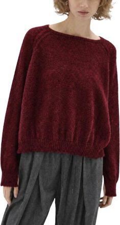 PDR Phisique Du Role Jersey de cuello redondo de alpaca - Knitwear - Mujer - P&uacute;rpura - XS