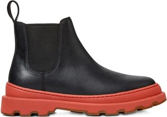 Camper Brutus elastic-panelled Chelsea boots - women - CALFSKIN/Rubber/Polyurethane/CALFSKIN/Recycled Polyester/Latex - 35 - Brown