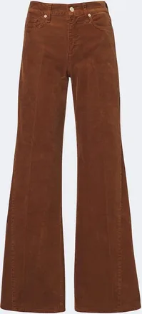 7 For All Mankind Lotta cotton-blend corduroy wide-leg pants