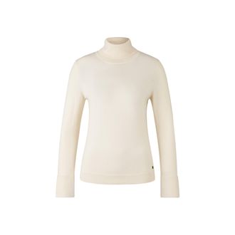 Bogner Vinny turtleneck jumper for women - Cream - 34