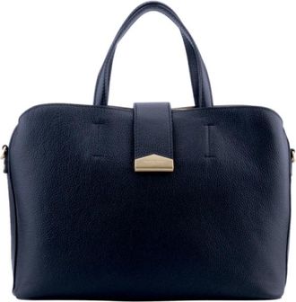 Pourchet Cavalcade - Dames - Handtassen - Blauw - ONE Size - Leer - Tassen