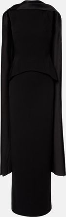 Solace London Annie scarf-detail gown