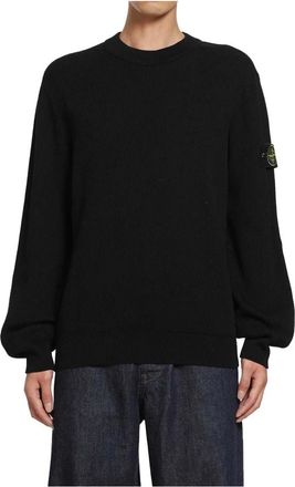 Stone Island Truien & Vesten, Heren, Zwart, 2Xl, Round-neck Truien