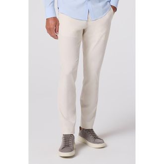 Mizzen+Main Helmsman Flat Front Chinos in Oat at Nordstrom, Size 36 X 30