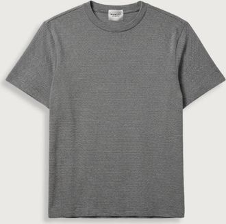 Isabel Marant Womens Zewel Striped Linen Short Sleeve In Black/white