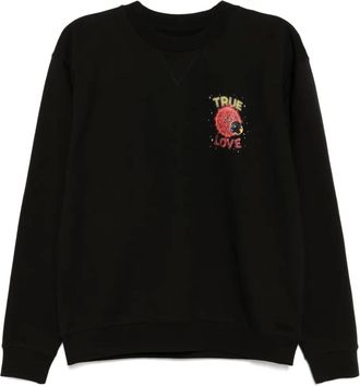 Sky High Farm Felpa con stampa grafica - Nero