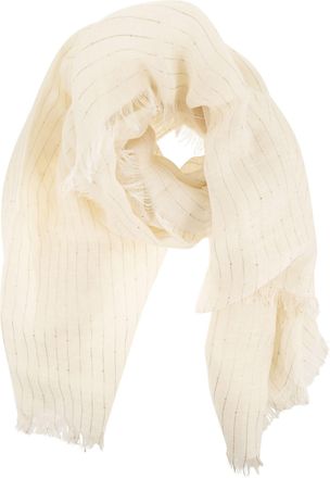 Fabiana Filippi linnen stola met pailletten