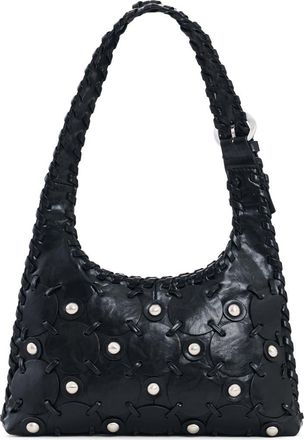 Desigual Studded Faux Leather Shoulder Bag in Black at Nordstrom