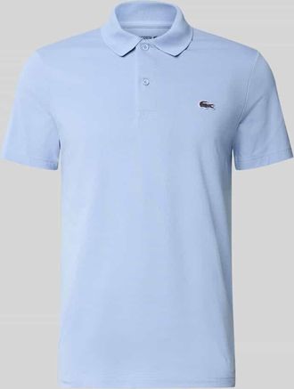 Lacoste Regular Fit Poloshirt aus Baumwoll-Mix in Rauchblau, Gr&ouml;&szlig;e XXXL