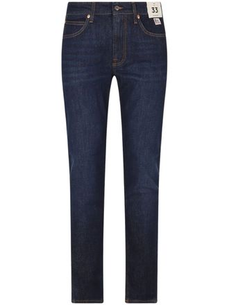 Roy Rogers 517 Dark Blue Slim-Fit Straight-Leg Jeans