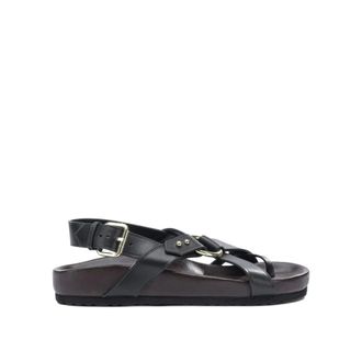 SOEUR Flat Sandals, female, Black, Size: 10 US Mexico Sandals