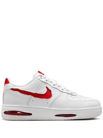 Nike Air Force 1 logo-patch sneakers - men - Rubber/Leather/Fabric - 13 - White